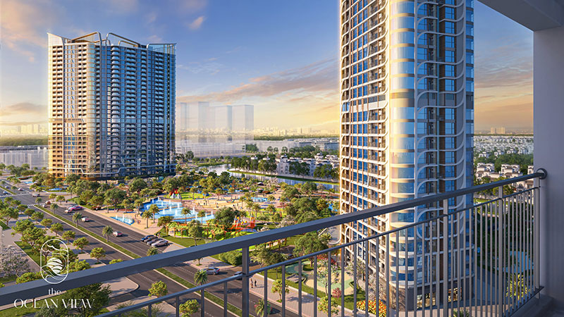 TỔNG QUAN TÒA R1.01 THE ZENPARK VINHOMES OCEAN PARK